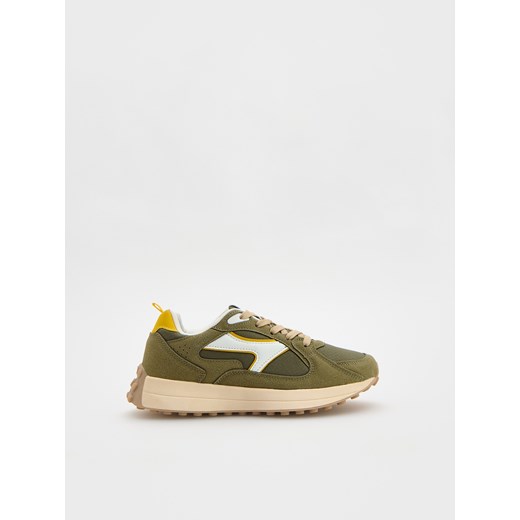 Reserved - Sportowe sneakersy - zielony Reserved 36 Reserved