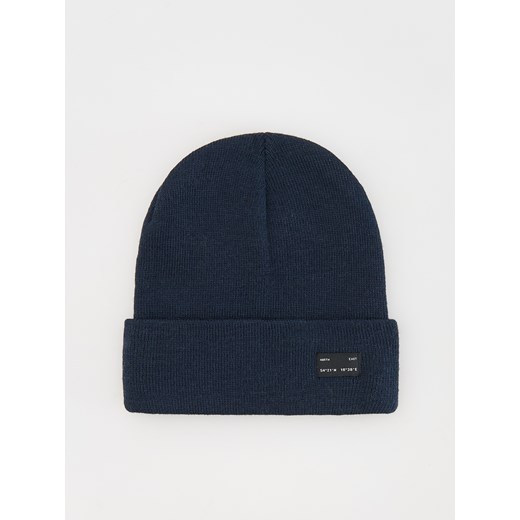 Reserved - Czapka beanie z naszywką - granatowy ze sklepu Reserved w kategorii Czapki zimowe męskie - zdjęcie 178280065