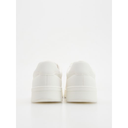Reserved - Sneakersy z imitacji skóry - biały Reserved 45 Reserved