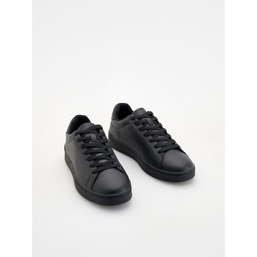 Reserved - Sneakersy z imitacji skóry - czarny Reserved 45 Reserved