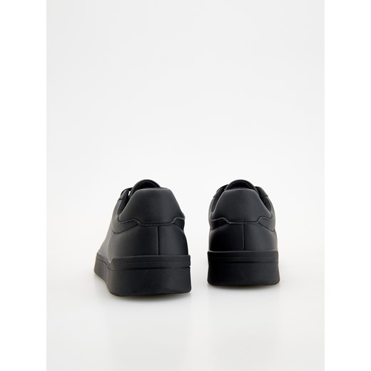 Reserved - Sneakersy z imitacji skóry - czarny Reserved 42 Reserved