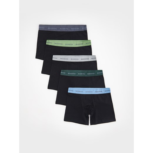 Reserved - 5 pack bokserek Long - czarny ze sklepu Reserved w kategorii Majtki męskie - zdjęcie 178281626
