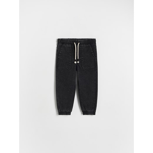 Reserved - Jeansy jogger - czarny ze sklepu Reserved w kategorii Spodnie chłopięce - zdjęcie 178282698