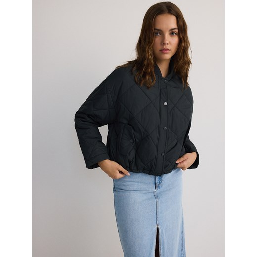 Reserved - Pikowana kurtka - zielony Reserved M okazja Reserved