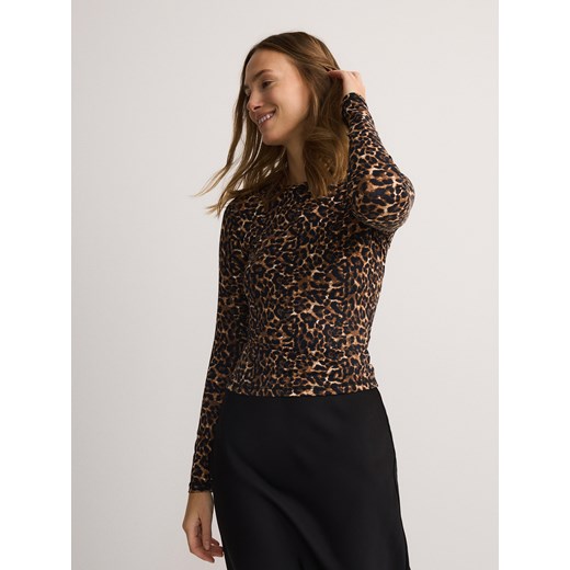 Bluzka damska Reserved casualowa z długim rękawem 