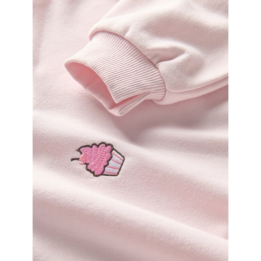 Reserved - Bluza z haftem - pastelowy róż Reserved 134/140 (8-9 lat) Reserved