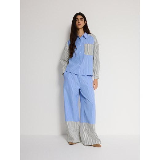 Reserved - Koszula w paski z kieszenią - wielobarwny Reserved S Reserved