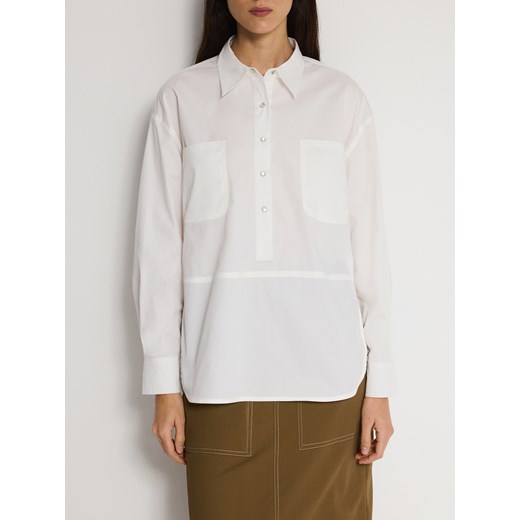 Reserved - Koszula z kieszeniami - biały Reserved XS Reserved