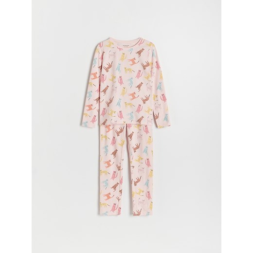 Piżama dziecięce różowa Reserved 