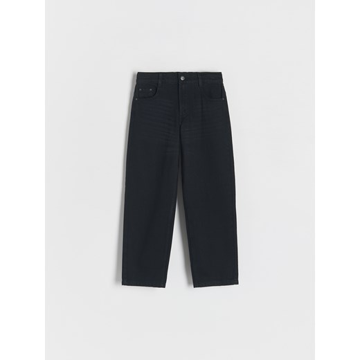 Reserved - Classic denim straight - czarny ze sklepu Reserved w kategorii Spodnie chłopięce - zdjęcie 178287097