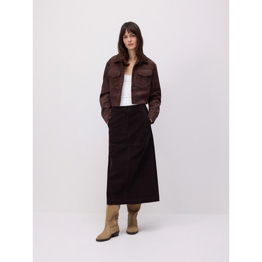 Reserved - Gładki top na ramiączkach - biały Reserved M Reserved