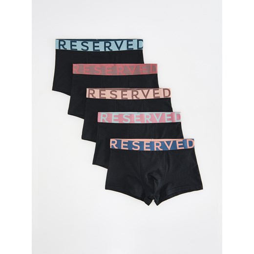Reserved - 5 pack bokserek Classic - czarny ze sklepu Reserved w kategorii Majtki męskie - zdjęcie 178288087