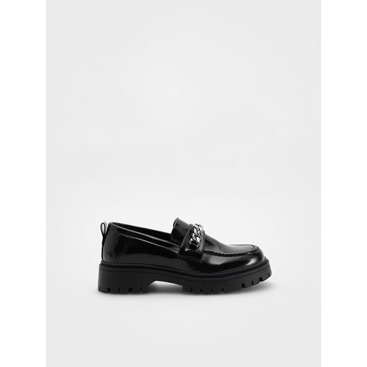 Reserved - Lakierowane loafersy - czarny Reserved 34 Reserved