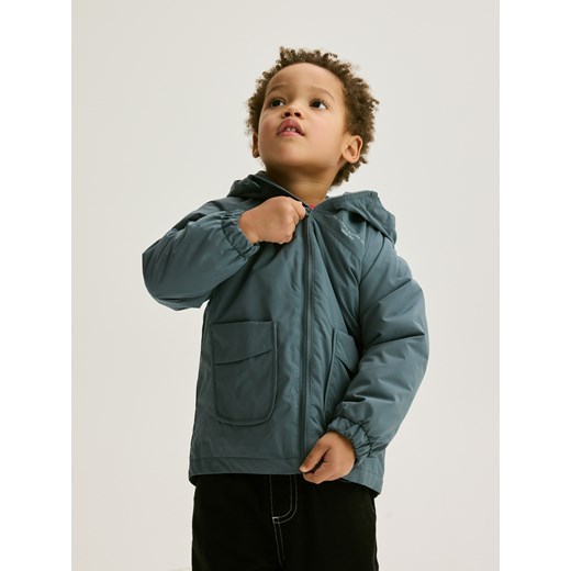 Reserved - Ocieplana kurtka parka z kapturem - granatowy Reserved 86 (12-18 m.) Reserved