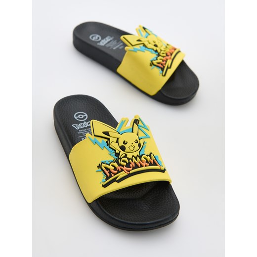 Reserved - Klapki Pokémon - czarny ze sklepu Reserved w kategorii Klapki dziecięce - zdjęcie 178290245