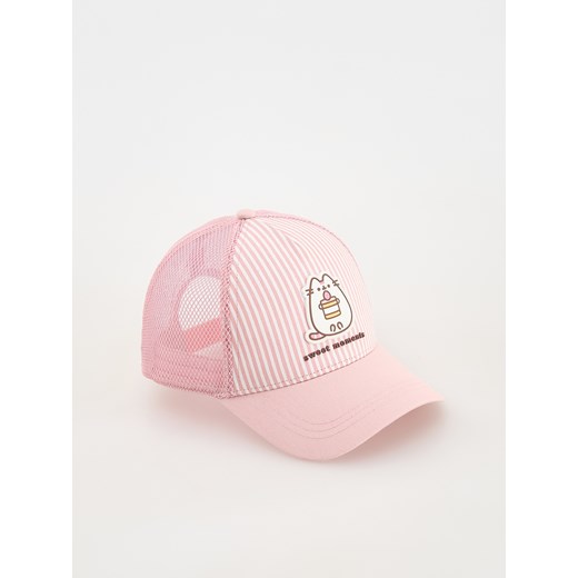 Reserved - Czapka z daszkiem Pusheen - pastelowy róż ze sklepu Reserved w kategorii Czapki dziecięce - zdjęcie 178290566
