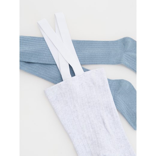 Reserved - Rajstopy 2 pack - jasnoszary Reserved 56/62 (0-3 m.) Reserved