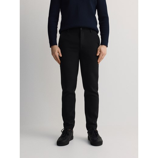 Reserved - Spodnie jogger slim - czarny Reserved L Reserved