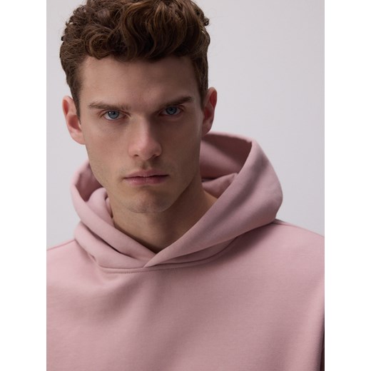 Reserved - Bluza z kapturem - brudny róż Reserved M Reserved