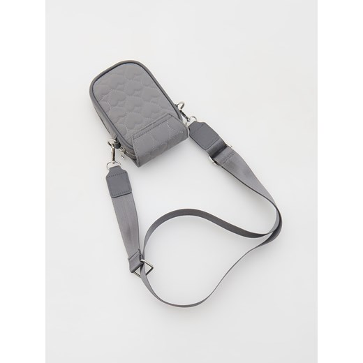 Reserved - Saszetka w serca - ciemnoszary Reserved ONE SIZE Reserved