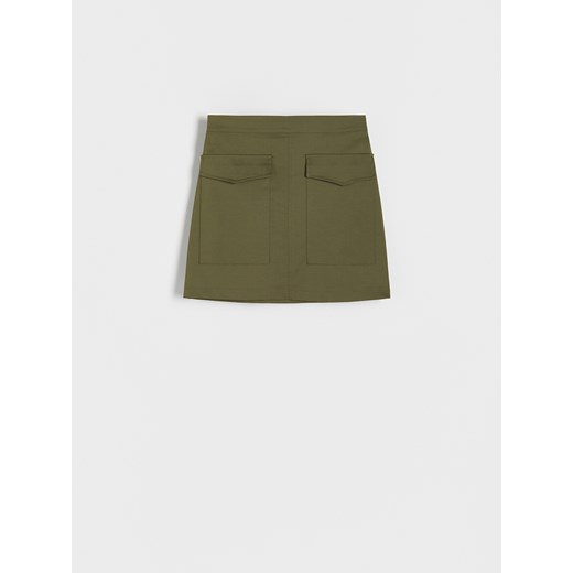 Reserved - Spódnica cargo - zielony ze sklepu Reserved w kategorii Spódnice - zdjęcie 178292819