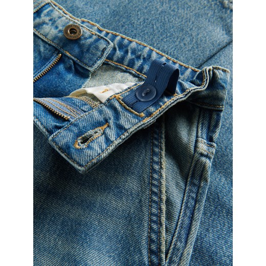 Reserved - Jeansy wide leg ze spraniem - niebieski Reserved 146 (10 lat) Reserved