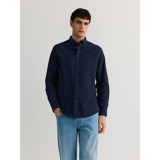 Koszula męska Reserved casualowa z klasycznym kołnierzykiem 