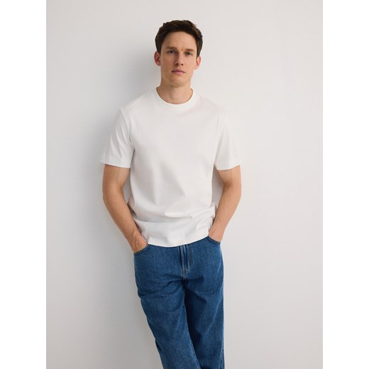 Reserved t-shirt męski z krótkim rękawem bawełniany 