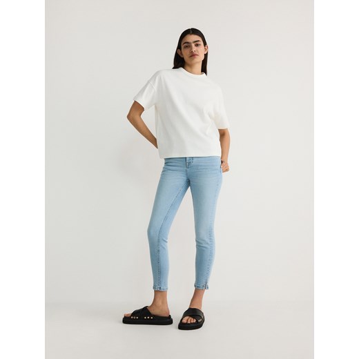 Reserved - Jeansy slim fit - niebieski Reserved 42 okazja Reserved