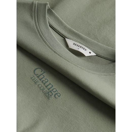 T-shirt męski Reserved z krótkim rękawem 