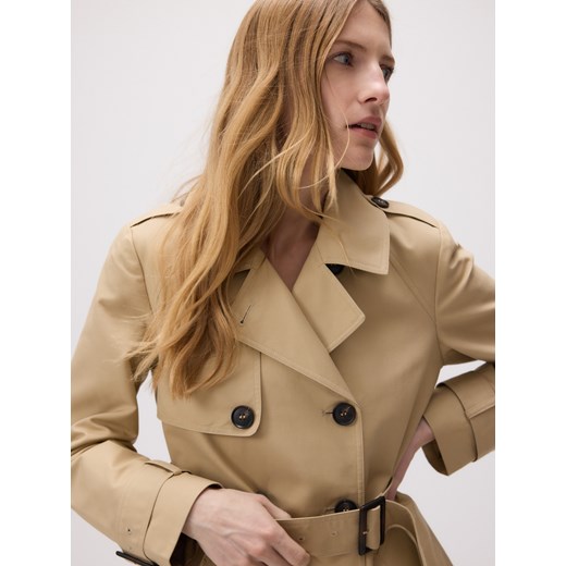 Płaszcz damski Reserved bawełniany 