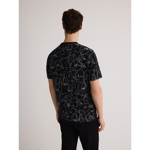 Reserved t-shirt męski z krótkimi rękawami
