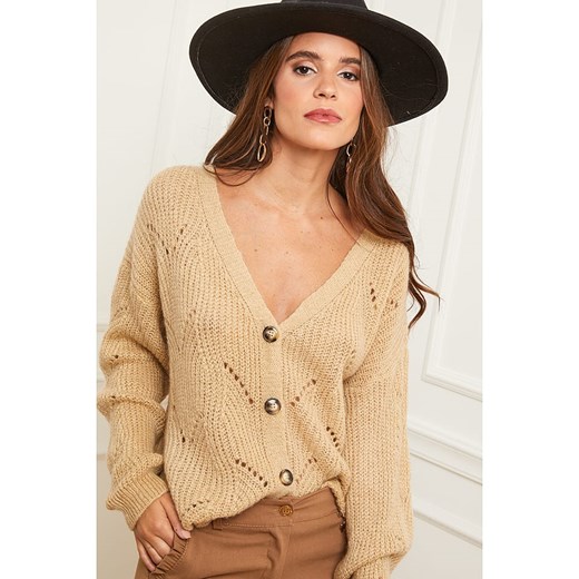 L&apos;armoire de Suzette Kardigan w kolorze beżowym L'armoire De Suzette 36/38 wyprzedaż Limango Polska