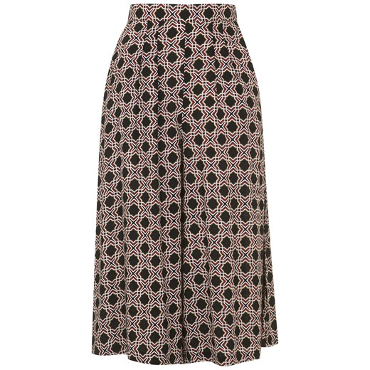 **Tyra Printed Culottes by Another 8 topshop brazowy Alladynki