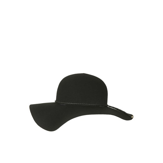 Plaited Trim Floppy Hat topshop czarny 