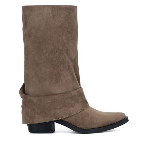 Kozaki JENNY HY23689-19 Beżowy 41 eobuwie.pl