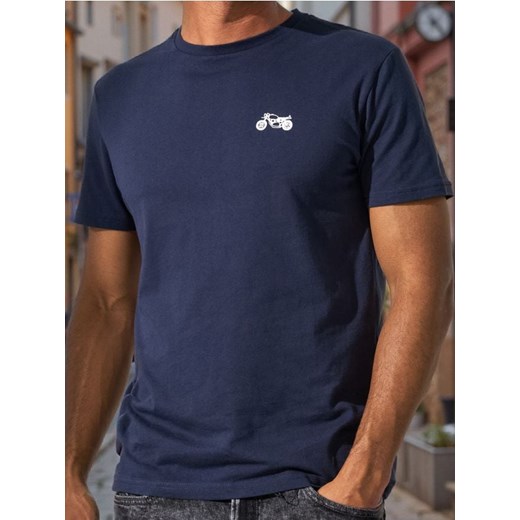 Sinsay - Koszulka - granatowy ze sklepu Sinsay w kategorii T-shirty męskie - zdjęcie 178320465