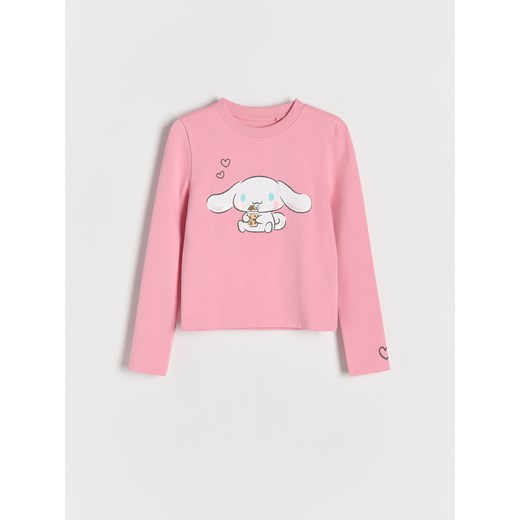 Reserved - Koszulka Cinnamoroll - brudny róż ze sklepu Reserved w kategorii Bluzki dziewczęce - zdjęcie 178321848