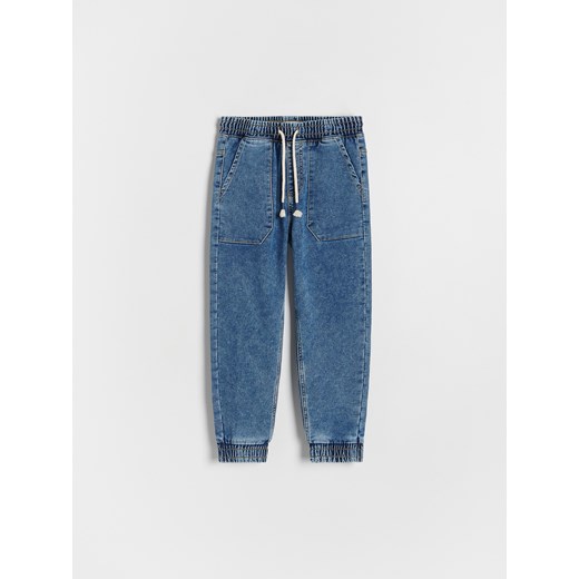 Reserved - Jeansy jogger - niebieski ze sklepu Reserved w kategorii Spodnie chłopięce - zdjęcie 178322255
