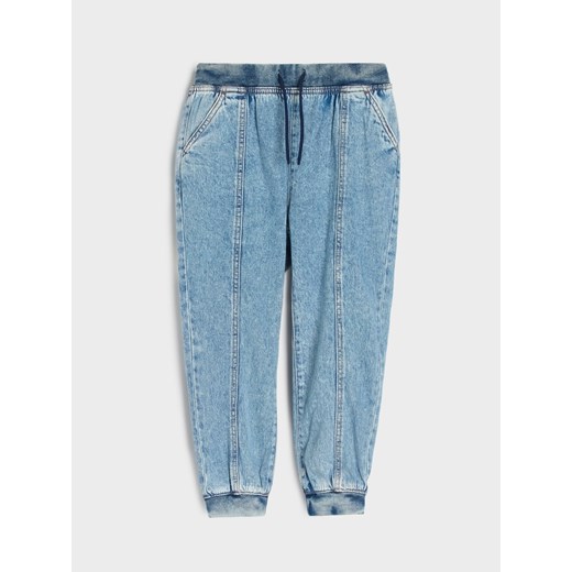 Sinsay - Jeansy jogger - niebieski Sinsay 116 Sinsay