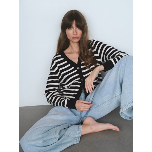 Reserved - Kardigan z wiskozą - wielobarwny Reserved L promocja Reserved