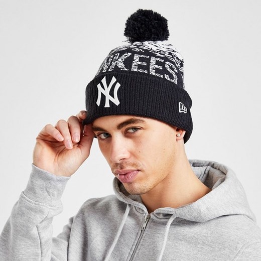 NEW ERA MLB SIDELINE NEW YORK YANKEES POM BEANIE NEW YORK YA ze sklepu JD Sports  w kategorii Czapki zimowe męskie - zdjęcie 178326265