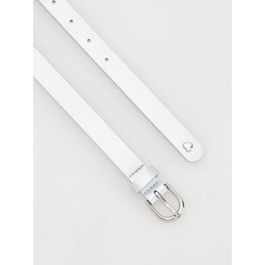 Reserved - Pasek z metalicznym efektem - jasnoszary ze sklepu Reserved w kategorii Paski damskie - zdjęcie 178326848