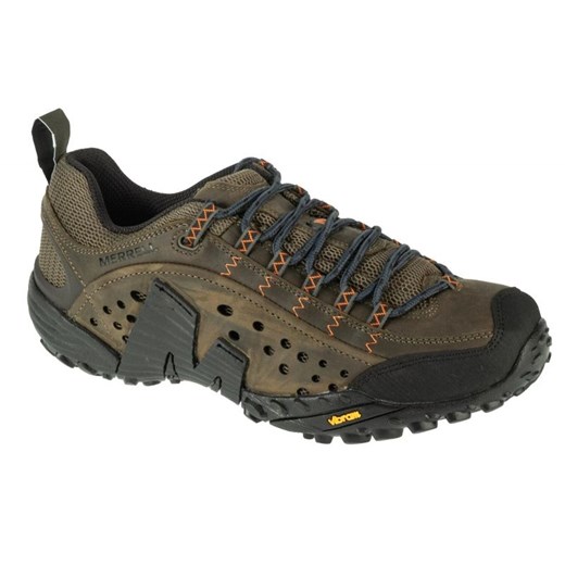 Buty Merrell Intercept J004275 zielone ze sklepu ButyModne.pl w kategorii Buty sportowe męskie - zdjęcie 178328948
