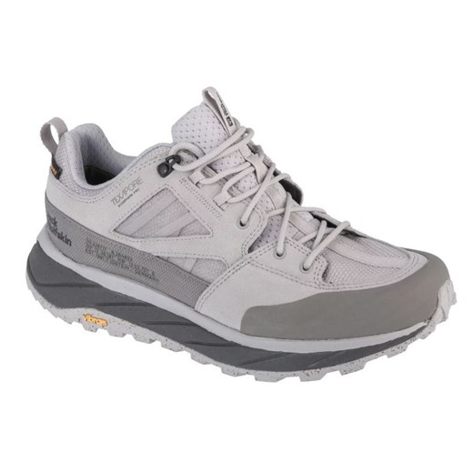 Buty Jack Wolfskin Terraquest Texapore Low M 4056401-6301 szare ze sklepu ButyModne.pl w kategorii Buty trekkingowe męskie - zdjęcie 178328955