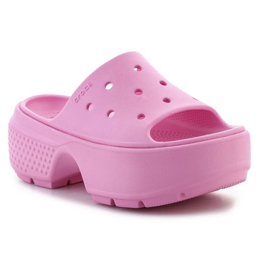 Klapki Crocs Stomp Slide 209346-6WY różowe Crocs 36 ButyModne.pl