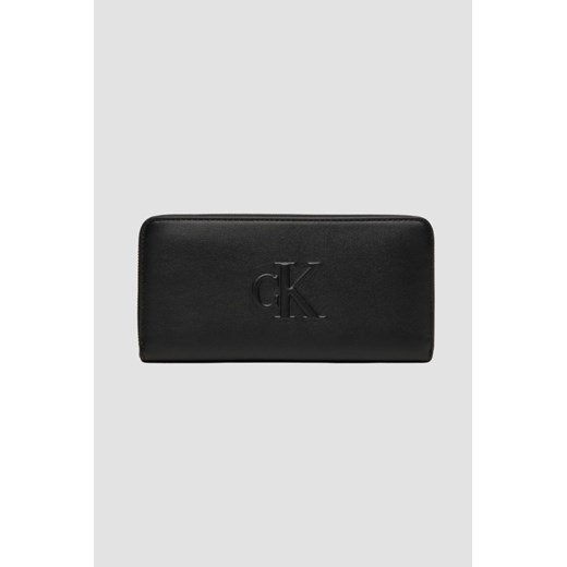 CALVIN KLEIN Czarny damski portfel na zamek ze sklepu outfit.pl w kategorii Portfele damskie - zdjęcie 178330528