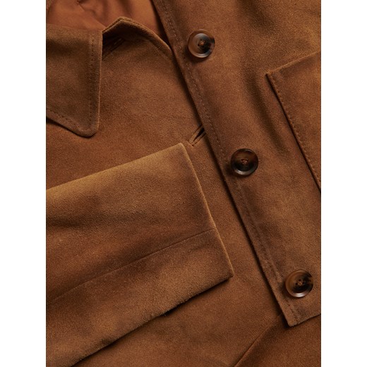 Kurtka damska Reserved bez kaptura zamszowa 