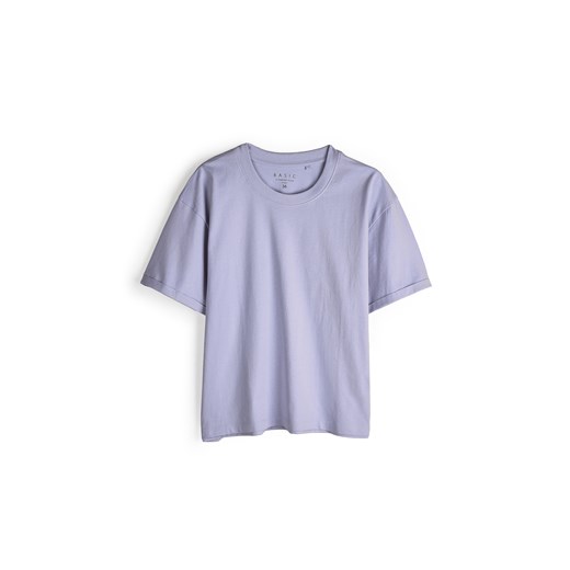 GATE T-shirt o luźnym kroju, wykonany z bawełny 34 ze sklepu gateshop w kategorii Bluzki damskie - zdjęcie 178334795