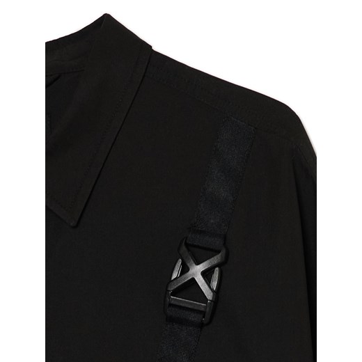 Cropp - Czarna koszula na zatrzaski - czarny Cropp S Cropp